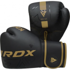 Боксови ръкавици - RDX F6 Kara Boxing Training Gloves Black/Gold - BGR-F6GL